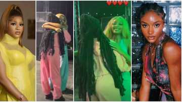 “2 favorites”: Fans gush over touching video of Ayra Starr and BBNaija’s Phyna hugging on stage in PH