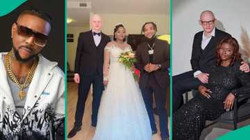 Singer Oritsefemi walks daughter down the aisle, warns Oyinbo son-in-law in heartwarming video