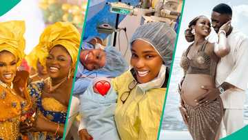 Funke Akindele pens tribute to Iyabo Ojo, Priscilla after welcoming baby: "God's timing is perfect"