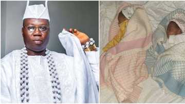 Gani Adams and wife welcome a set of twins, a boy and a girl