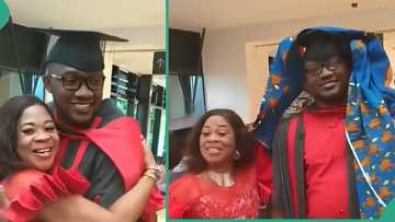 Woman travels abroad with her CWO wrapper, uses it cover her son graduating from foreign university