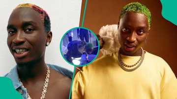 "Burna no go gree": OAU students humble TML Vibez, force him to prostrate before performing, video trends