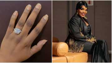 "Late Ada Ameh go don dance tire": Fans, colleagues celebrate with Empress Njamah as she announces engagement