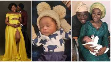 Talented Nollywood actor and wife welcome baby boy, shares photos on Instagram