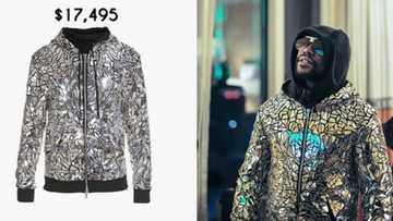 Show the money! Mayweather gets everyone talking after showing his broken mirror jacket worth $18k (photo, video)