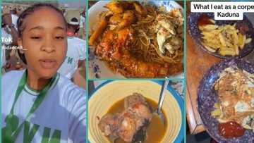 "Not easy to be a celeb": Amarachi Uyanne enjoys mouthwatering delicacies at NYSC camp, video trends