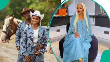 Priscy Ojo’s online move after Juma Jux’s ex shared old kissing video of them catches attention