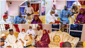 Photos show emotional moment Uzodimma visits family of late Ahmed Gulak