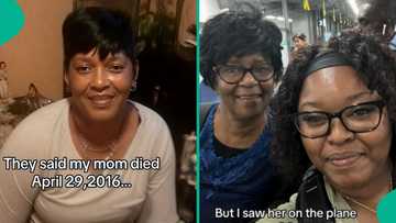Lady in awe after seeing woman with same face and name as her late mum who passed away 8 years ago
