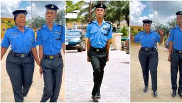 "Who give James Brown uniform?" Funny reactions trail video of crossdresser & Destiny Etiko on set