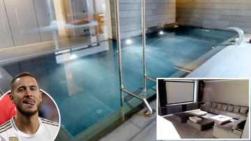 A look at Eden Hazard's gigantic N5billion mansion which has six bedrooms, swimming pool and cinema
