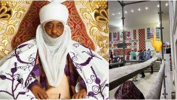 Fresh tension in Kano as Abba Gida's govt removes Bayero's portrait, replaces with Sanusi’s in Coronation Hall