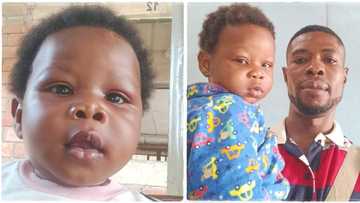 "It has been traumatic": Missing baby Chinedu found dumped in refuse bin in Niger state, his father celebrates