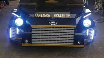 Creativity! Ghanaian apostle invents G-wagon like car, calls it special name (photos)