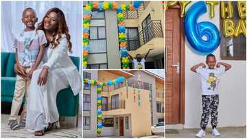 Woman buys house for 6-year-old son as his birthday gift, photos stir massive reactions online