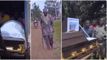 "People love the dead more than the living": Man digs his own grave and plans his burial in touching video