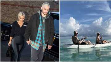Beach for 2: Kim Kardashian, lover Pete Davidson show off cute moments together at Grand Tahiti vacation