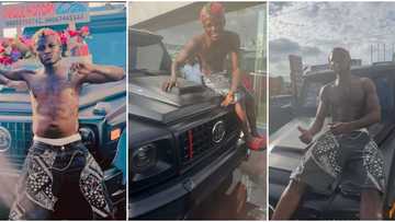 "You no see motor, Braga B": Portable brags as he acquires new ride, G-wagon Brabus, clip goes viral