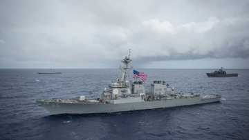 China condemns US warship passage through Taiwan Strait