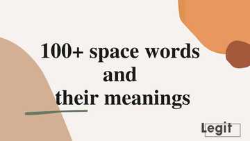 100+ space words and their meanings that would be fun to learn