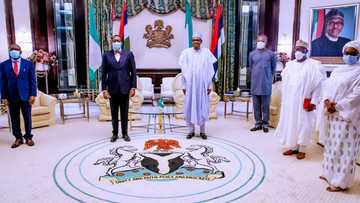 Yanzu Yanzu: Buhari ya shiga ganawar sirri da shugaban bankin Afirka (Hotuna)
