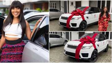 BBNaija's Erica splashes millions on brand new Range Rover Velar, spotted posing with new whip