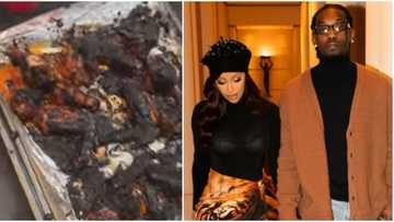 Shawty burnt the wings: Offset makes fun of Cardi B as he shows off the chicken wings she made