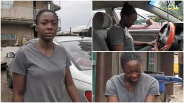 I became a taxi driver because I couldn't get money to register for JAMB - Nigerian lady reveals in video