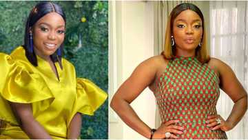 BBNaija Bisola Aiyeola stuns in beautiful dress as she celebrates 35th birthday in style (photos)