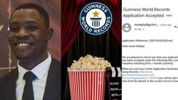 "I will break record": Guinness World Record approves as Nigerian man applies to watch film for over 121 hours