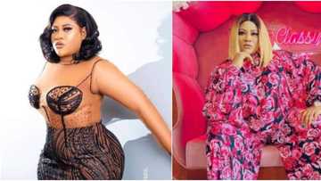 People no longer mind their business in Lagos: Nkechi Blessing lampoons fan who made a video of her in hotel