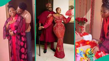 Veekee James' husband Femi surprises her with luxury gifts for her 30th, her reaction warms hearts