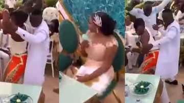 Mind your business: Bride whose husband left her to grind his ex-girlfriend’s backside says in video