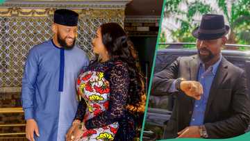 Yul Edochie reacts after Linc said he should stop posting his marriage: "Na you buy data?"