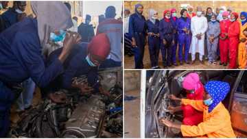 History made as first all-female mechanic workshop opens in northern state, photos emerge