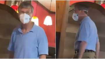 Bill Gates disguising? Reactions as man on face mask has people wondering if he's the Microsoft founder