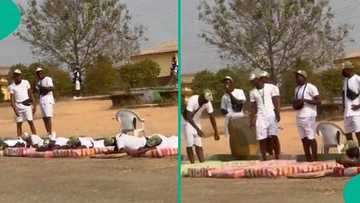 Corps members asked to lie under hot sun as punishment for missing SAED lectures, video trends