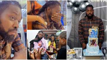 Actor Jerry Williams fails to hold back tears as friends throw him surprise birthday party, video melts hearts