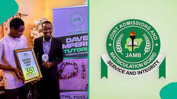 UTME result: Medical student who scored 351 in JAMB exam and 98 in physics celebrates his tutor