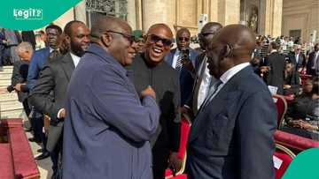 Vatican: Bidiyon yadda aka hana Peter Obi shiga fadar Fafaroma, sai da Tinubu ya roƙa