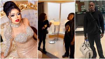 Drama as MC Warriboy travels down to Lagos to confirm Bobrisky's gender as they meet up in hotel, video trends