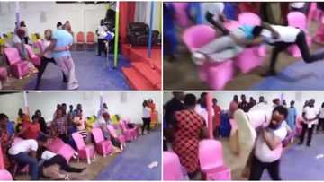 Pastor lifts man off the floor and throws him into the congregation during deliverance, video causes stir