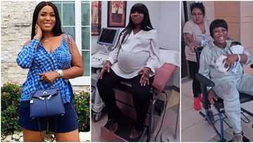 Linda Ikeji's sister Sandra welcomes 3rd child in 3 years, shares video: "God will do it for you too"