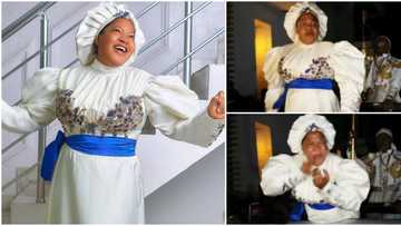 Actress Toyin Abraham's grand entrance to venue of movie premiere in Lagos