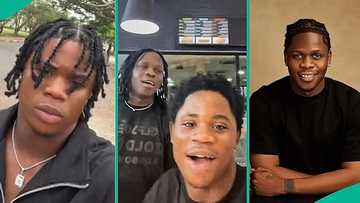 "Wetin man do man": Asherkine's response to male fan who asked for bag of rice triggers backlash