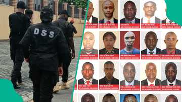 Gwamnati ta saki sunaye da hotunan jami'an hukumar DSS 115 da aka kora daga aiki