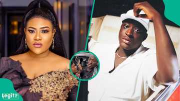 Drama as Nkechi Blessing confronts Carter Efe and his new girlfriend in Lagos