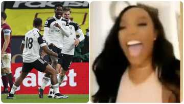 Super Eagles star's stunning girlfriend screams in joy after he presented a perfect birthday gift to her