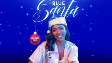 Blue Santa Came Early as Lucky Customer Gets Gifts Worth N1,000,000 from TECNO