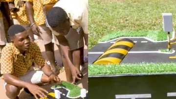 Smart students find special way to generate electricity through car's movements on road, video goes viral